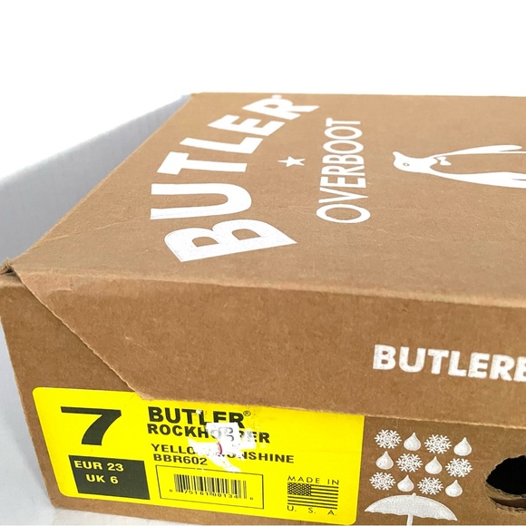 Butler Yellow Rubber Overboots for Rainy Weather - Picture 6 of 7